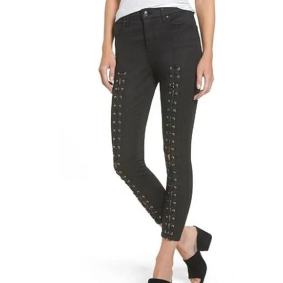 Topshop Front Lace Up Jamie Jeans - Picture 8 of 8